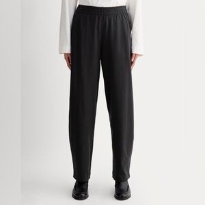 NWT EVERLANE - The Off-Duty Barrel Pant - Organic Cotton - Black - XS